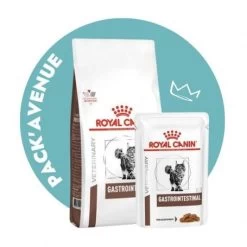 Pack'Avenue Royal Canin CAT GASTRO INTESTINAL Sac 4kg Avec 12 Sachets Repas
