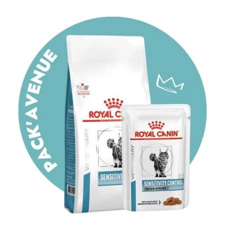 Pack'Avenue Royal Canin CAT SENSITIVITY CONTROL Sac 3,5kg Avec 12 Sachets Repas POULET 3 Pack'Avenue Royal Canin CAT SENSITIVITY CONTROL Sac 3,5kg Avec 12 Sachets Repas POULET