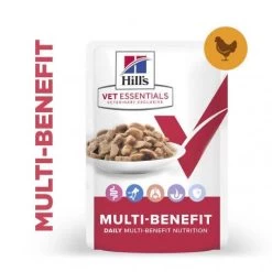 Vet Essentials Chat Multi-Benefit Adulte Poulet Sachet Repas