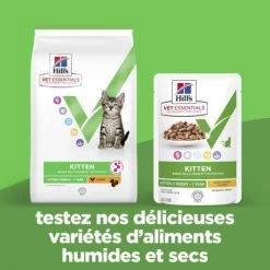 Vet Essentials Chat Multi-Benefit Kitten Poulet Sachet Repas -Animaux Compagnie Fournitures Magasin vet essentials chat multi benefit kitten poulet sachet repas 3