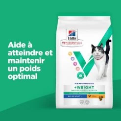 Vet Essentials Chat Multi-Benefit + Weight Mature 7+ Poulet -Animaux Compagnie Fournitures Magasin vet essentials chat multi benefit weight mature adult7 po 2
