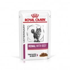 ROYAL CANIN Veterinary Health Nutrition Cat Renal Boeuf Sachet Repas