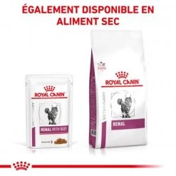 ROYAL CANIN Veterinary Health Nutrition Cat Renal Boeuf Sachet Repas -Animaux Compagnie Fournitures Magasin veterinary diet cat renal boeuf sachet repas 6